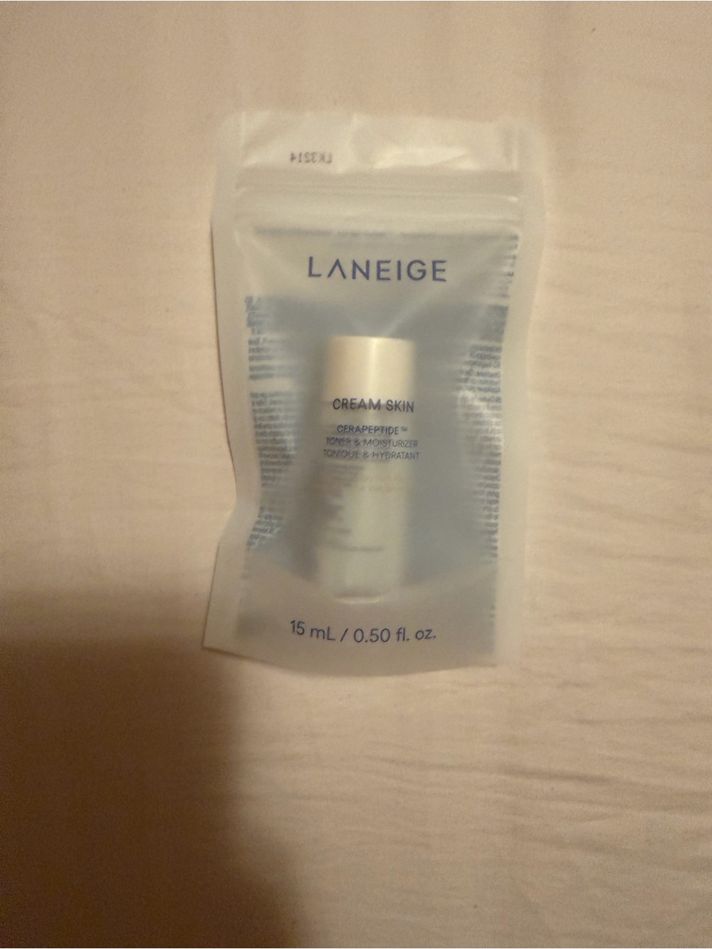LANEIGE Cream Skin Moisturizer - White and Blue Packaging 15 ml